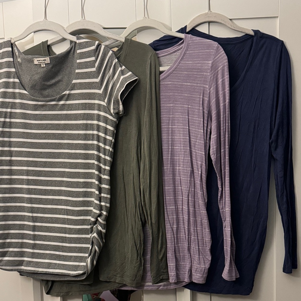 Maternity bundle- Gray, Green, Purple, and Blue